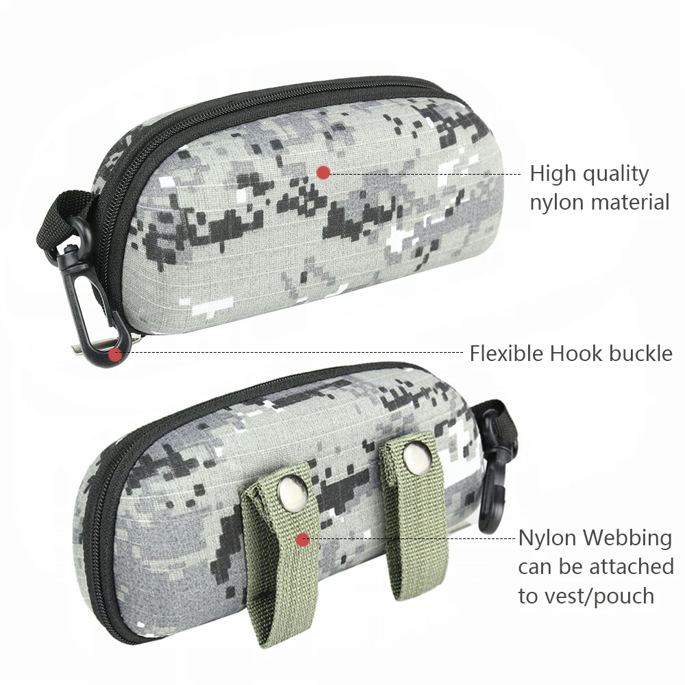 EVA портативный защитный чехол для солнцезащитных очков, камуфляжная тактическая сумка для очков, Чехол для очков, сумка для аксессуаров, сумки для улицы