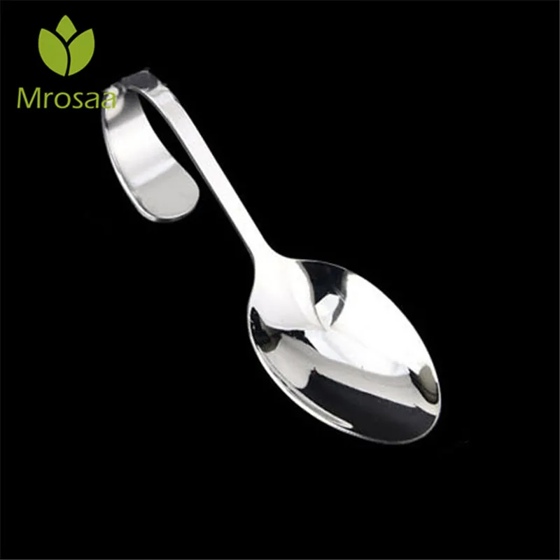 

kcasa 1Pc Stainless Steel Curved Handle Fork Cutlery Tableware Creative Soup Spoon Food Fork Dining Dinnerware New Arrival