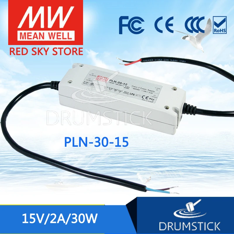 

hot-selling MEAN WELL PLN-30-15 15V 2A meanwell PLN-30 15V 30W Single Output LED Power Supply