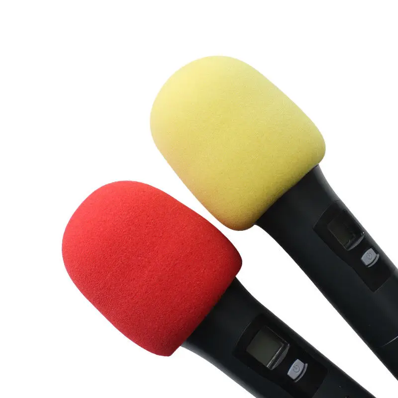 5 шт цветной микрофон ветровое стекло поп-фильтр губка пена Ветер Щит чехол для микрофона