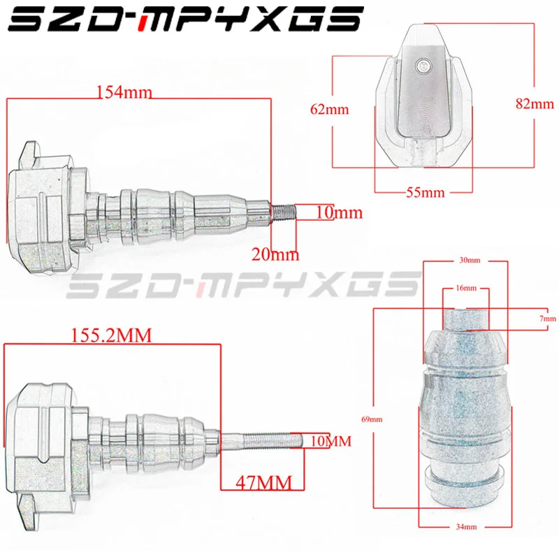 Для Honda CBF1000 CBF 1000 2006 2007 2008 2009 падение защиты Рамка слайдер защита обтекателя противоаварийная панель протектор