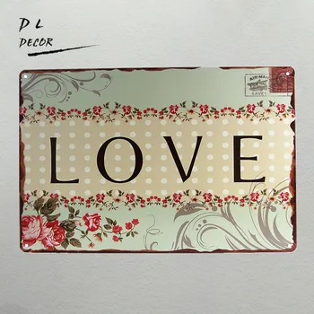 

DL-The Love Letter metal poster Art wall decor House Cafe Bar Vintage Garage decor Mix order