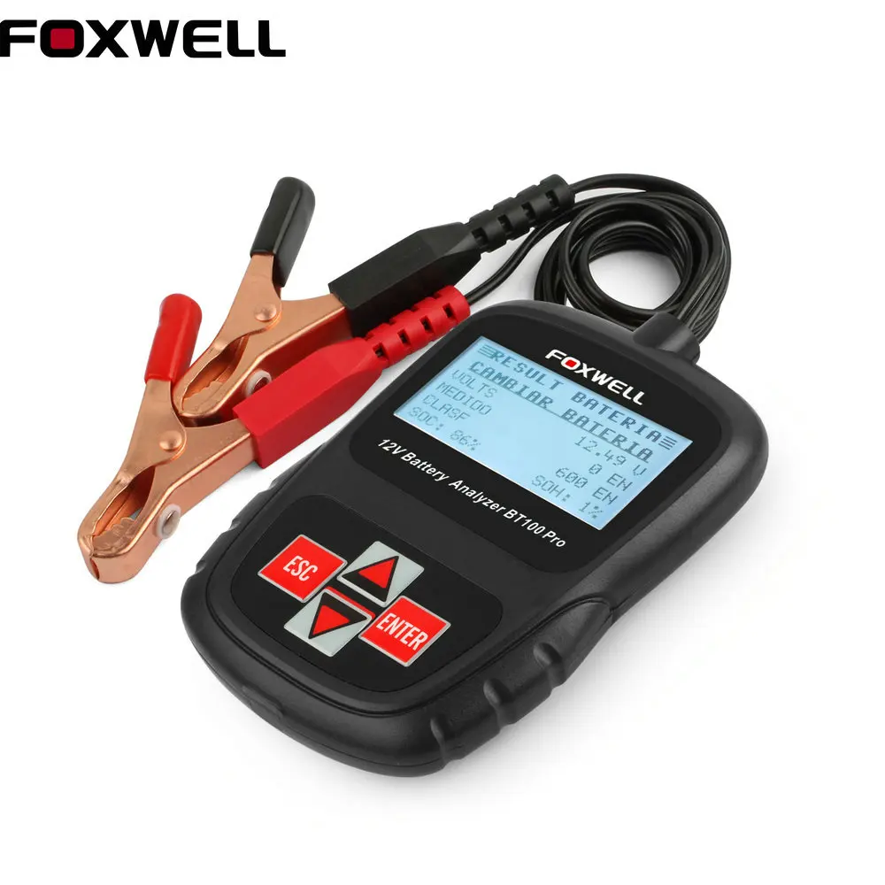 Prix pour Universel Numérique Batterie Testeur FOXWELL BT100 Pro 12 V Batterie De Voiture Testeur POUR Inondé, AGM, GEL Batterie Automobile outils Prix pour Universel Numérique Batterie Testeur FOXWELL BT100 Pro 12 V Batterie De Voiture Testeur POUR Inondé, AGM, GEL Batterie Automobile outils