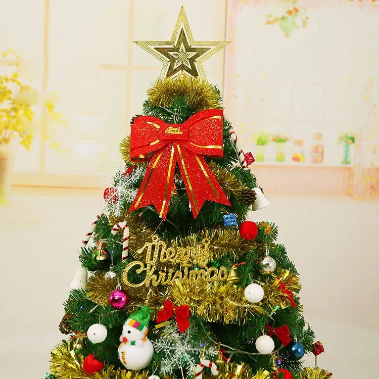 1,5 m 300T Рождественская елка Fib Re Optic Star светодиодный, меняющий цвет, традиционная искусственная зеленая светящаяся Рождественская елка Arbol De Navidad