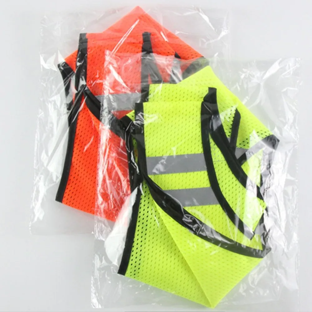 Новая Обновленная Рабочая одежда Высокий светоотражающий жилет унисекс ночной бег велопрогулки сигнальный жилет безопасности для бега