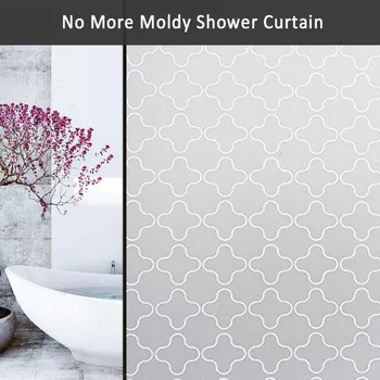 

WXSHSH Privacy Window Films Decorative Cling Window Sticker Sun Blocking for Home Kitchen Bedroom Office Meeting Room 60*400 cm