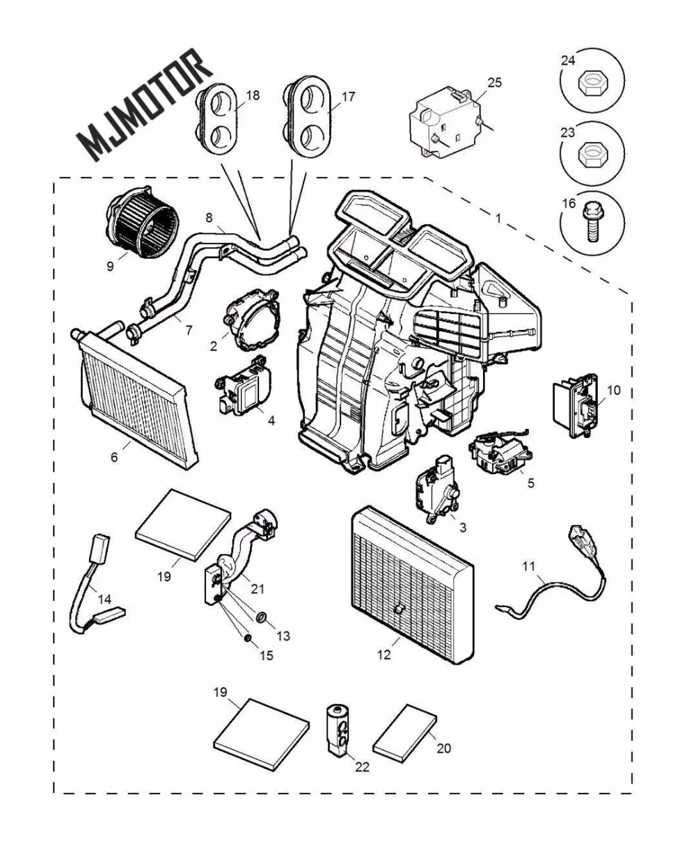 AITKEN Heater Core Evaporator Temperature Sensor - Replaces Nissan OEM# 27675-AX010