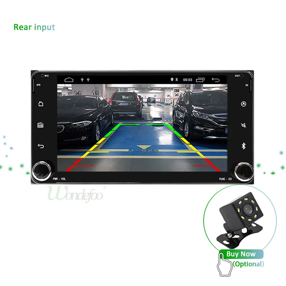 Sale Android 9.0 64G DSP IPS screen CAR GPS For Toyota Universal RAV4 COROLLA VIOS HILUX Terios Land Cruiser 100 PRADO no dvd player 27