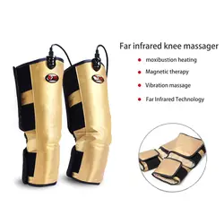 Инфракрасный физиотерапия для коленей инструмент сжатия сустава артрит колено массаж терапии реабилитации наколенники вибрации массажер