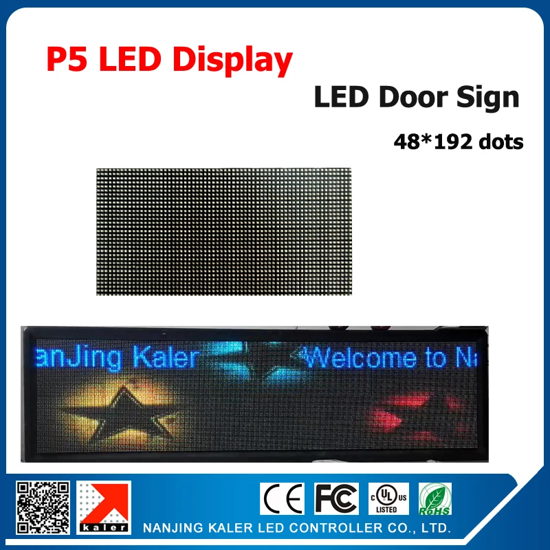 Светодиодный экран kaler 53*197 см для помещений P5 LED 1/16 Scan SMD3528 3 в 1 RGB полноцветный