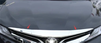 

Lapetus Accessories Exterior Front Face Grille Grill Cover Trim 1 Piece Fit For Toyota Camry 2018 2019 2020 ABS Bright Style