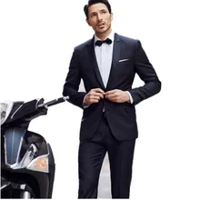 wedding suits for men Black Leisure prom Hot sale Men’s morning dress Gun collar sequin custom groom suits groomsmen suit