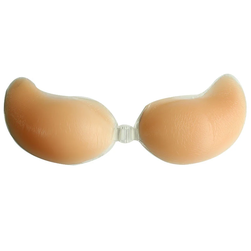 

Skritts Women Sexy Invisible Bra Self-Adhesive Strapless Silicone Bra Breast Push Up Bra Without Straps Backless Size A B C D
