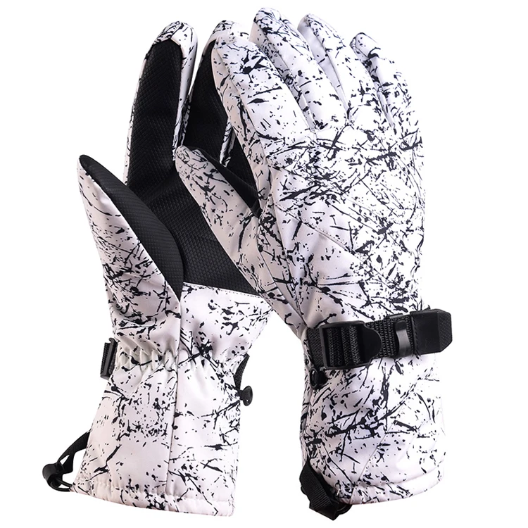 Для мужчин Для женщин лыжные зимние Водонепроницаемый морозостойких теплые перчатки Открытый Спорт Снег Спортивная Лыжный Спорт Перчатки