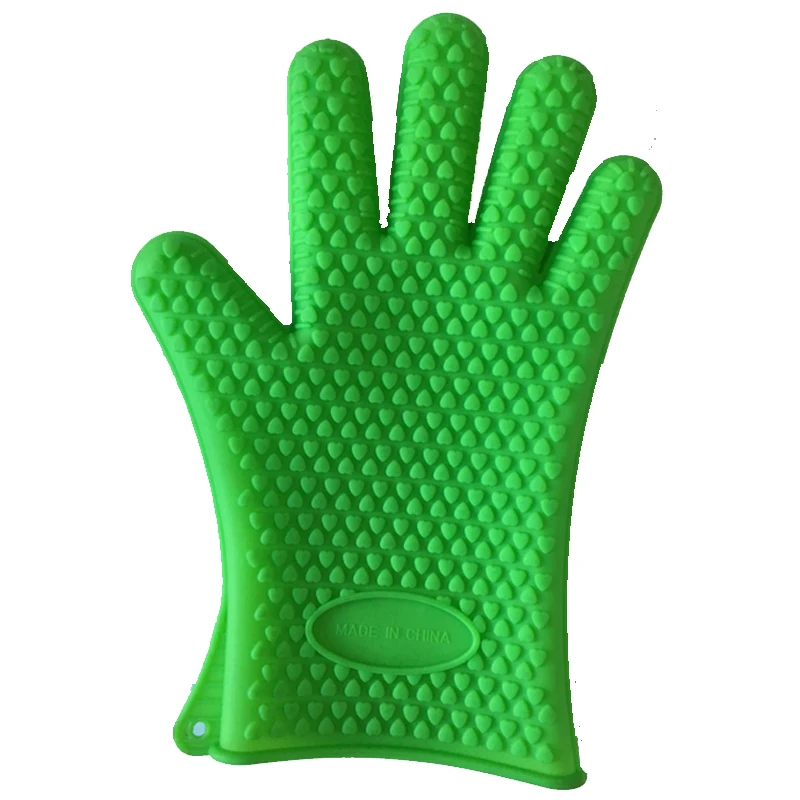 28*16*2CM Silicone non slip anti scalding heat insulated gloves
