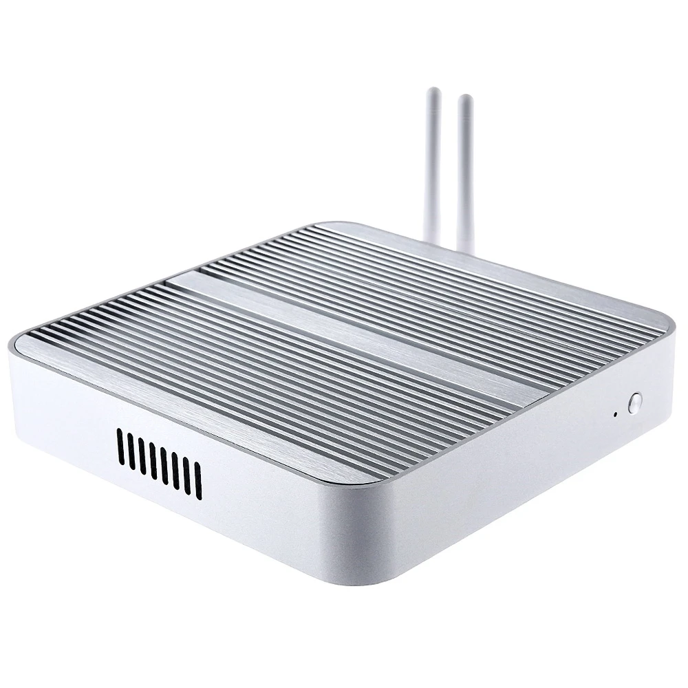 

HYSTOU FMP03 Fanless Mini PC Core-i5-4250U Intel HM86 Express with HDMI VGA Output Smart TV Box Support SATA HDD SSD