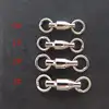 Minfishing 10~25 PCS Super Strong Ball Bearing Fishing Swivel Solid with Double Rings Sea Fishing Hooks Fishing Accessories ► Photo 2/5