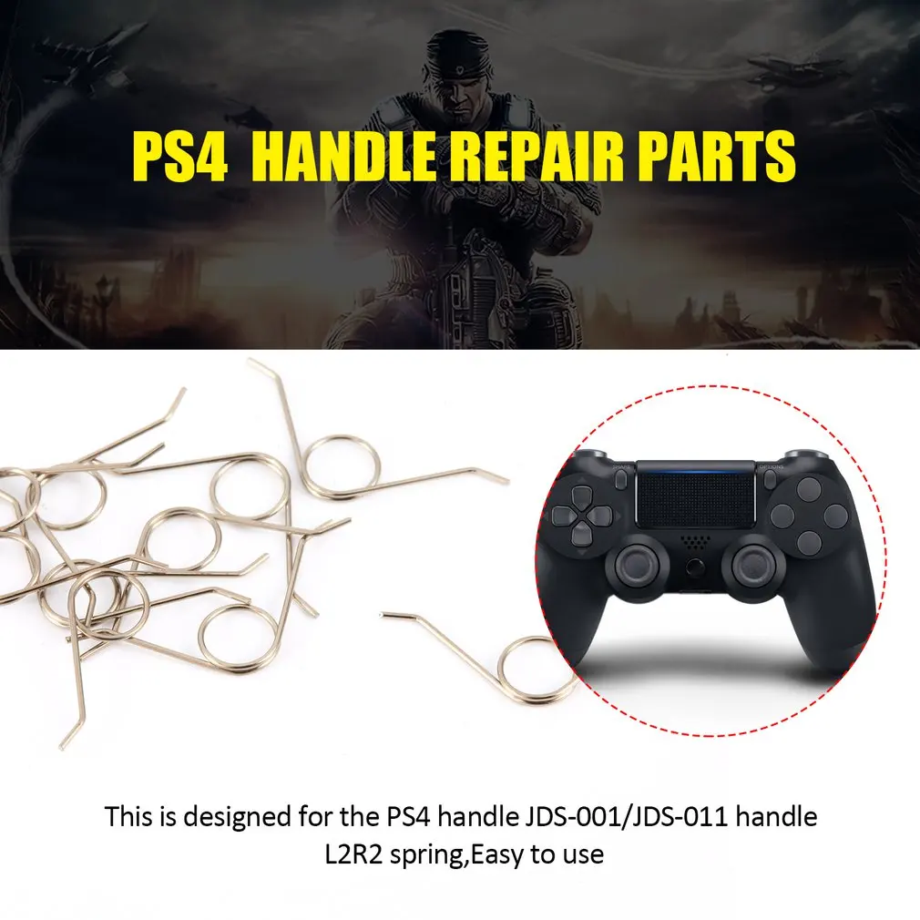 

10pc L2R2 Springs Replacement For PS4 Controller JDS-001/JDS-011 Trigger Button Dualshock