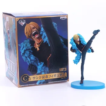

Anime One Piece Ichiban Kuji Sanji 20th Anniversary Blue Clothes Ver. PVC Action Figure Collectible Model Kids Toys Doll 21cm