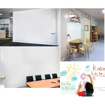 

SUNICE 50CMx200CM Whiteboard Sticker Decals Wrap Wall/Chalkboard Vinyl Film for Graffiti,Teaching School/Office