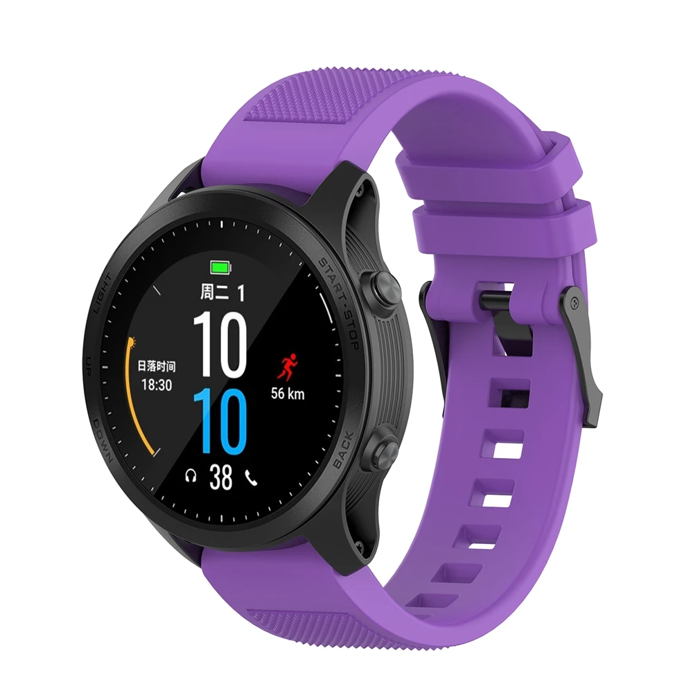 Модный спортивный силиконовый ремешок с принтом для часов Garmin Fenix 5 Forerunner 935 945, быстросъемный ремешок на запястье, сменный ремешок