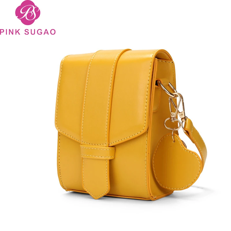 

Pink sugao luxury handbags women bags designer shoulder bag 2019 new fashion phone crossbody bags flap simple messenger bags