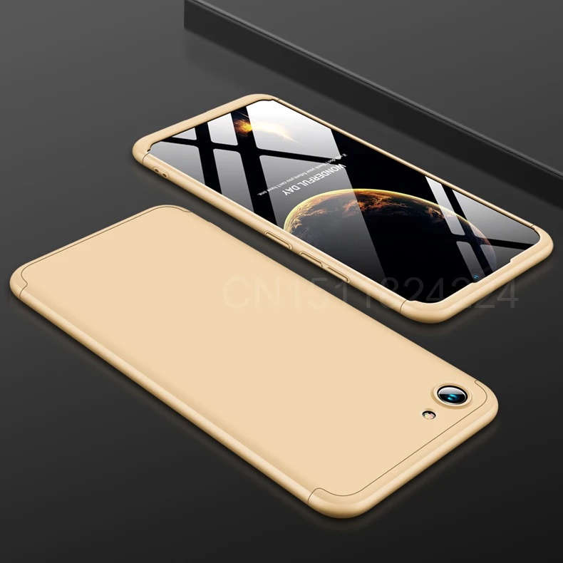 Y81 360 Degree For Vivo Y81 Case Full Body Cover Case PC Hard For Vivo Y81 Y 81 VivoY81 Cases With Tempered Glass 6 (7)