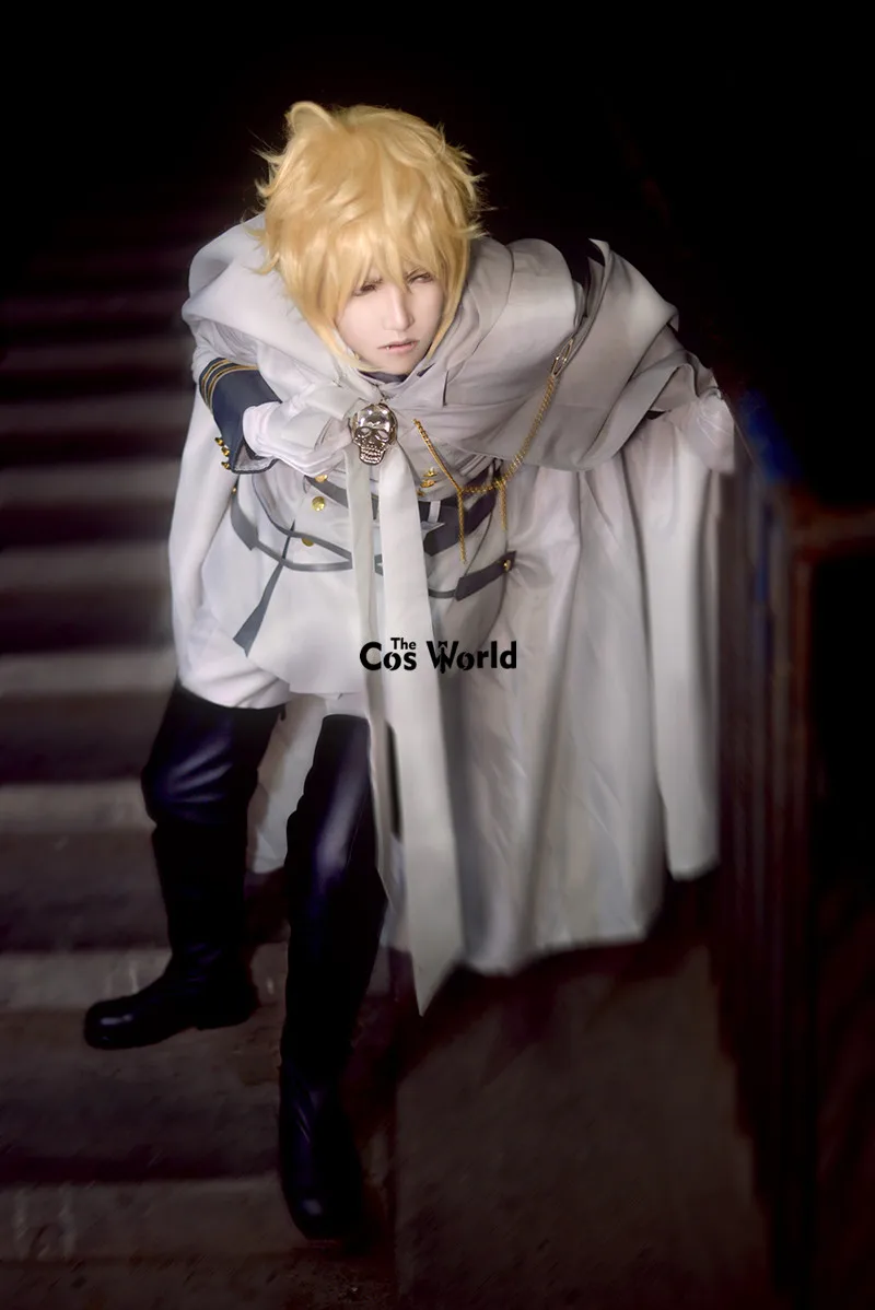 Одежда для косплея аниме Seraph Of The End Mikaela Hyakuya униформа в стиле милитари плащ