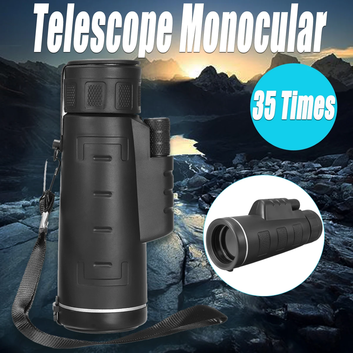 Extra Long Distance 1600M/9800M Monocular Low Light Night