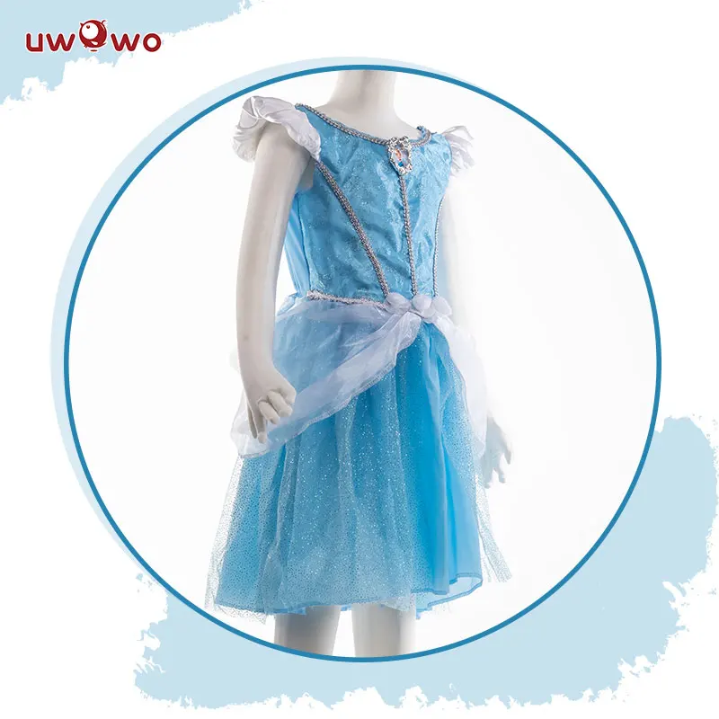 UWOWO/платья принцессы; платья Золушки; карнавальный костюм Анны и Эльзы; карнавальный костюм; детское праздничное платье для маленьких девочек