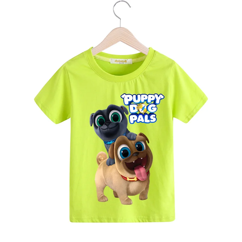 Для мальчиков летний топ для девочек 3D щенок приятелей печати футболка верхняя одежда дети короткий рукав белая футболка детская футболка Костюмы TX065