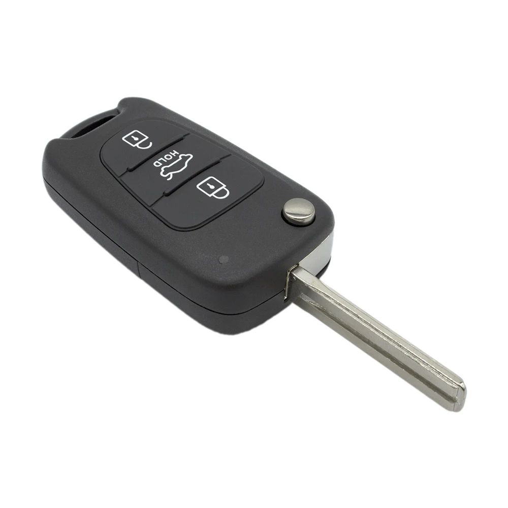 Корпус для автомобильного ключа Раскладушки с тремя кнопками KIA Rio K2 K5 Ceed Sportage Hyundai