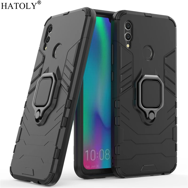 For Honor 10 Lite Case Cover for Huawei Finger Ring Phone Shell Bumper PC Armor | Мобильные телефоны и аксессуары