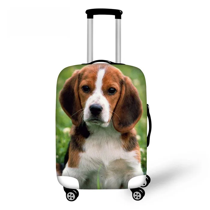 As pictures ThiKin Beagle чехол с принтом кошки собаки защитный багаж гибкие Чехлы Анти-пыль для Путешествия багажник на молнии - Цвет: As pictures