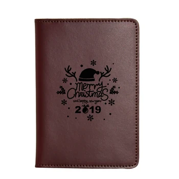 

New Year Stylish Passport Cover Travel Wallet EngraveName Card ID Holders Crazy Horse Leather Passport Wallet for Christmas Gift