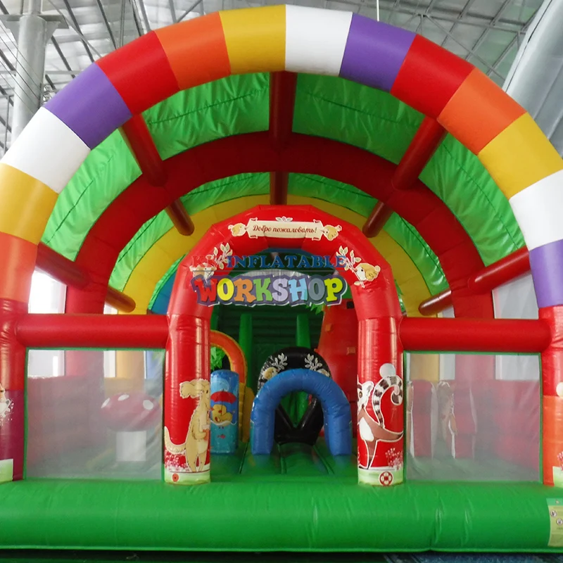 Supporting projects of children's Parks Inflatable Obstacle Course For Sale Supporting projects of children's Parks Inflatable Obstacle Course For Sale