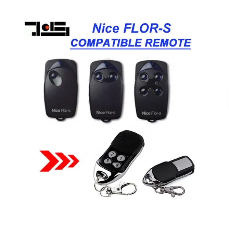 

2pcs NICE Flo1r-s, Flo2r-s, Flo4r-s garage door remote control rolling code duplicator