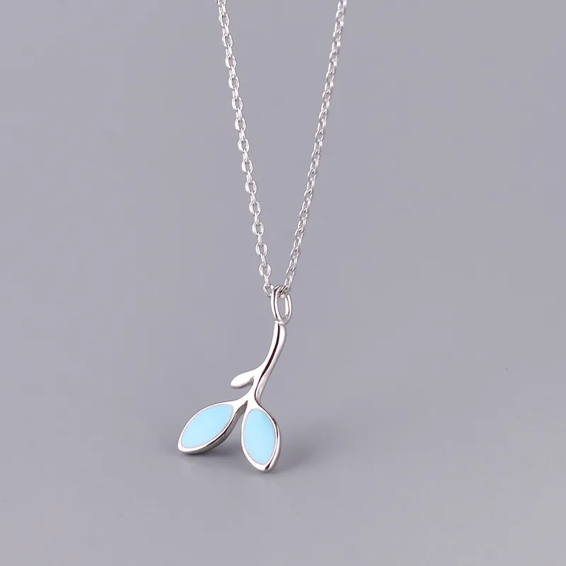 Daisies Spring Summer Real 925 Sterling Silver Jewelry Light Blue Opal