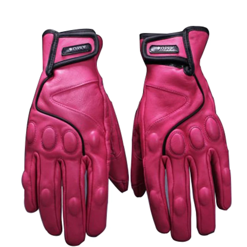 

Motorbike full finger gloves sheep skin leather cover gloves Protective Gear Bike Motorcycle motocross Racing cycling Gloves G78