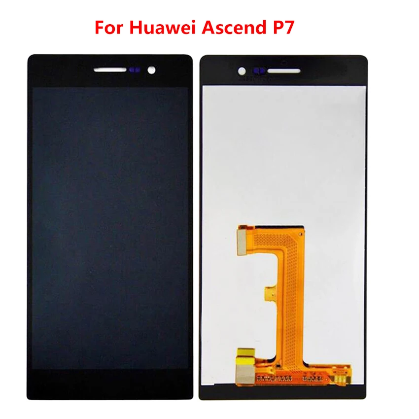 ЖК дисплей для Huawei P7 Ascend сенсорный экран дигитайзер с рамкой сменный черный белый