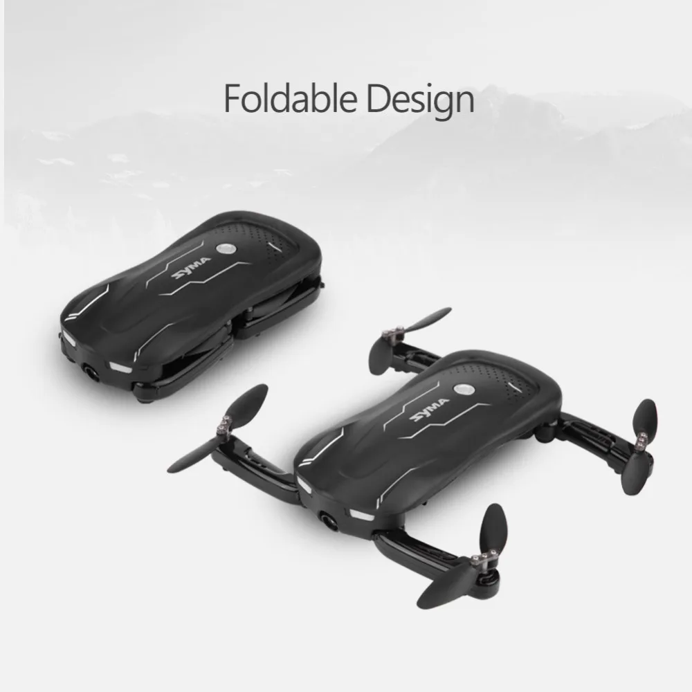 2.4GHz Foldable RC Drone with 720P Wifi Transmission Camera Selfie FPV