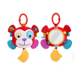 Детские игрушки животные искажающее зеркало младенческий Прорезыватель для зубов подвесная коляска кроватка Колокольчик 0-24 месяца