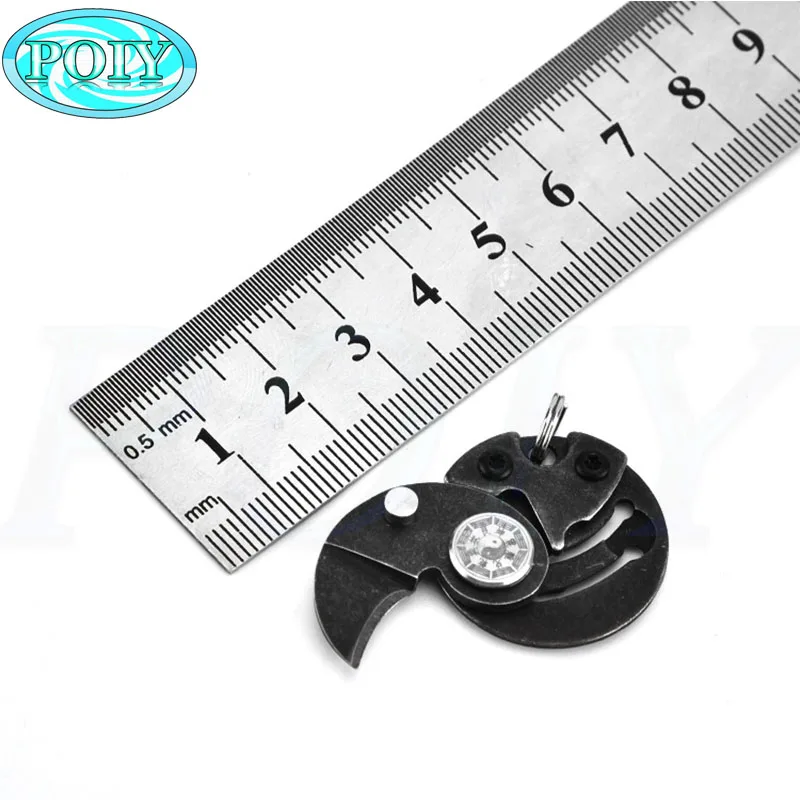 

Mini Portable Folding Blade Coin Knife Cutter Survival Tactical EDC Tools Outdoor Sports Camping Hiking Hunting Keychain Tool