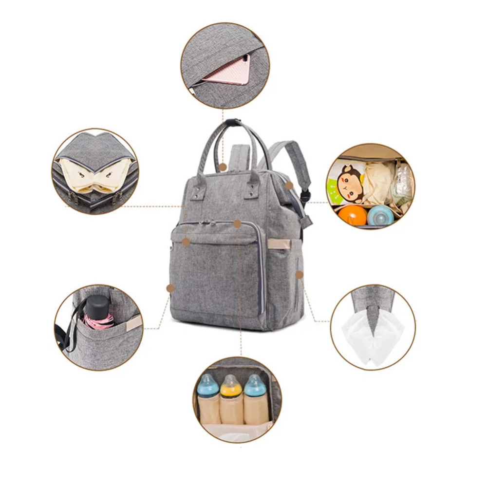 Сумка для подгузников для беременных, большая емкость, детская сумка, рюкзак для путешествий, дизайнерская сумка для ухода за ребенком