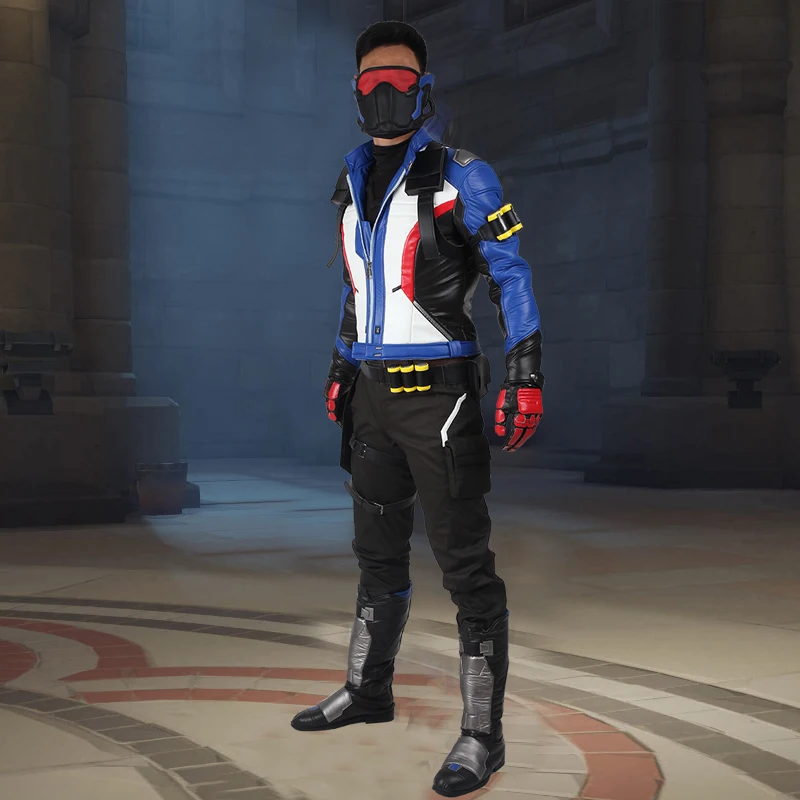 

New Arrival soldier 76 full set Jack Morrison Cosplay Costume Game Adult Halloween Cosplay Costume