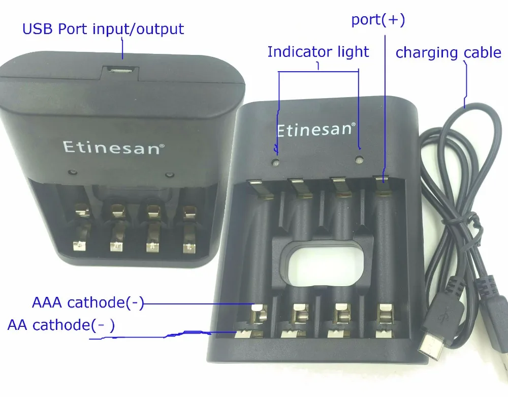 Etinesan стабильное напряжение 3000mWh AA батареи 1,5 V аккумуляторная батарея полимерная литий-ионная батарея для камеры и т. Д