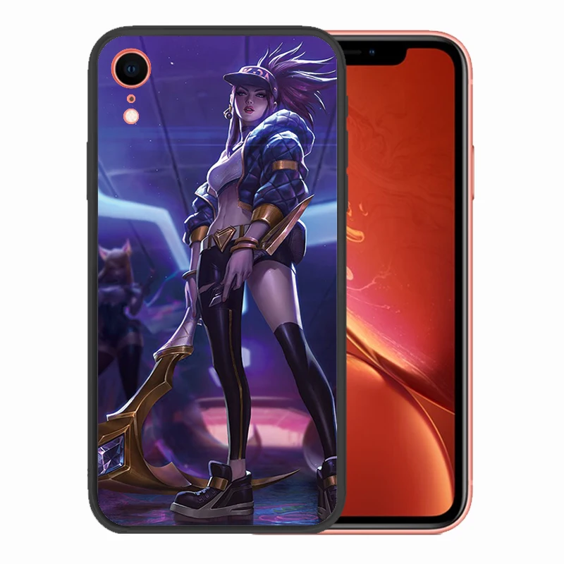 Тонкий Силиконовый ТПУ мягкий чехол для телефона черный силиконовый iPhone XR крышка