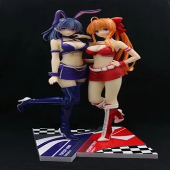 

28CM Misaki Kurehito Anime Figure Suwon Elika Racing girl ver Dolls Action Figure Sexy Blowing Stone Flower Dolls with Box F140