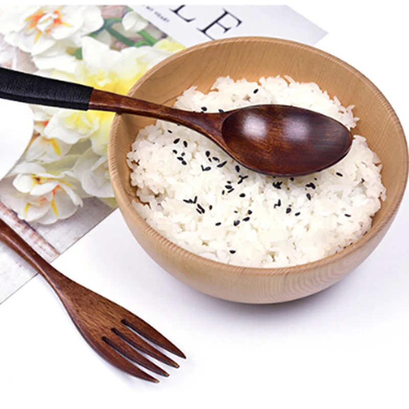 

Eco-Friendly Chinese Style Wood Tableware Set Portable Travel Picnic Sets Cutlery Dinnerware Set For Kids Gifts Bento Box Set