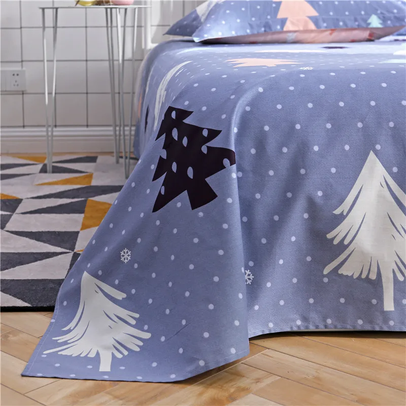 100%-Cotton-Flat-Sheet-3-Pieces-Modern-Forest-Printing-Sheet-Set-Twin-Full-Queen-King-Size-Bed-Sheets-Single-Double-Bed-Linen-1